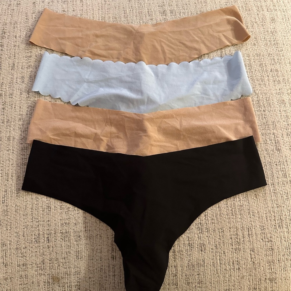 Victoria's Secret Black and Tan Panties Set Intimates & Sleepwear